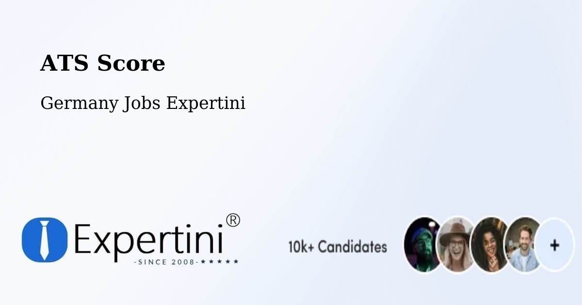 Resume ATS Score & Job Description Match Tool – Seefeld - Germany Jobs Expertini