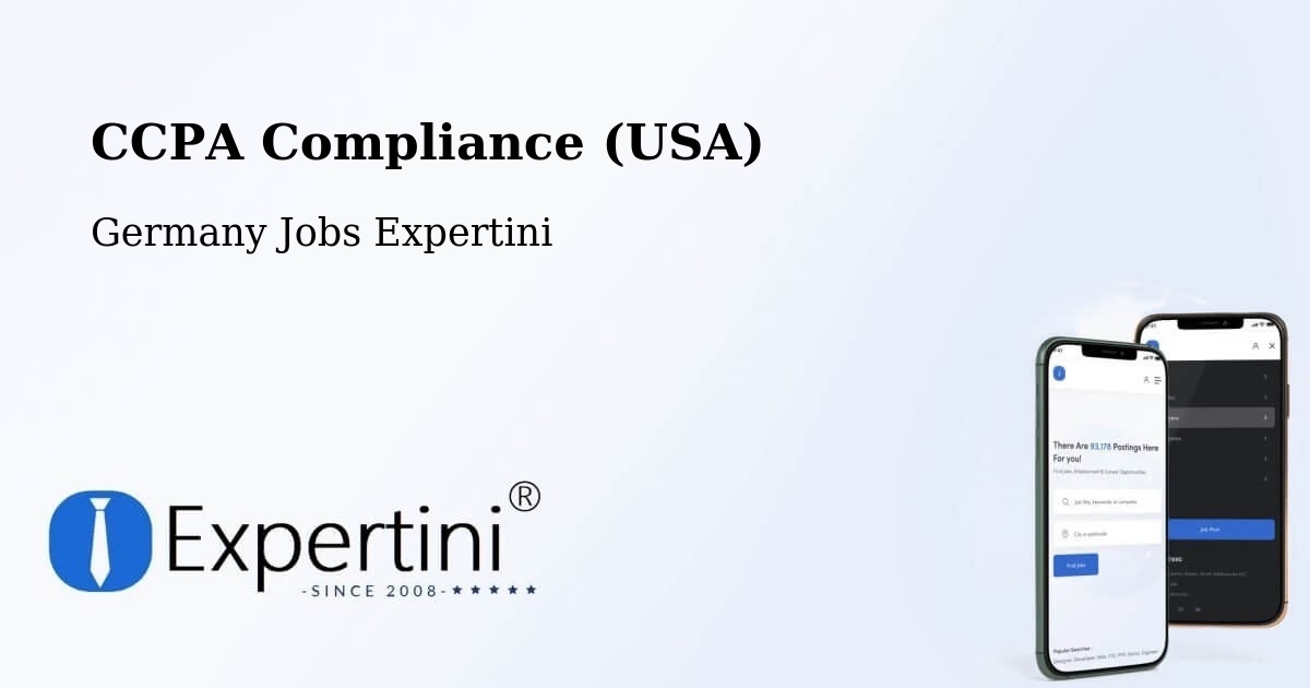 CCPA Privacy Rights & Compliance Notice – Seefeld - Germany Jobs Expertini